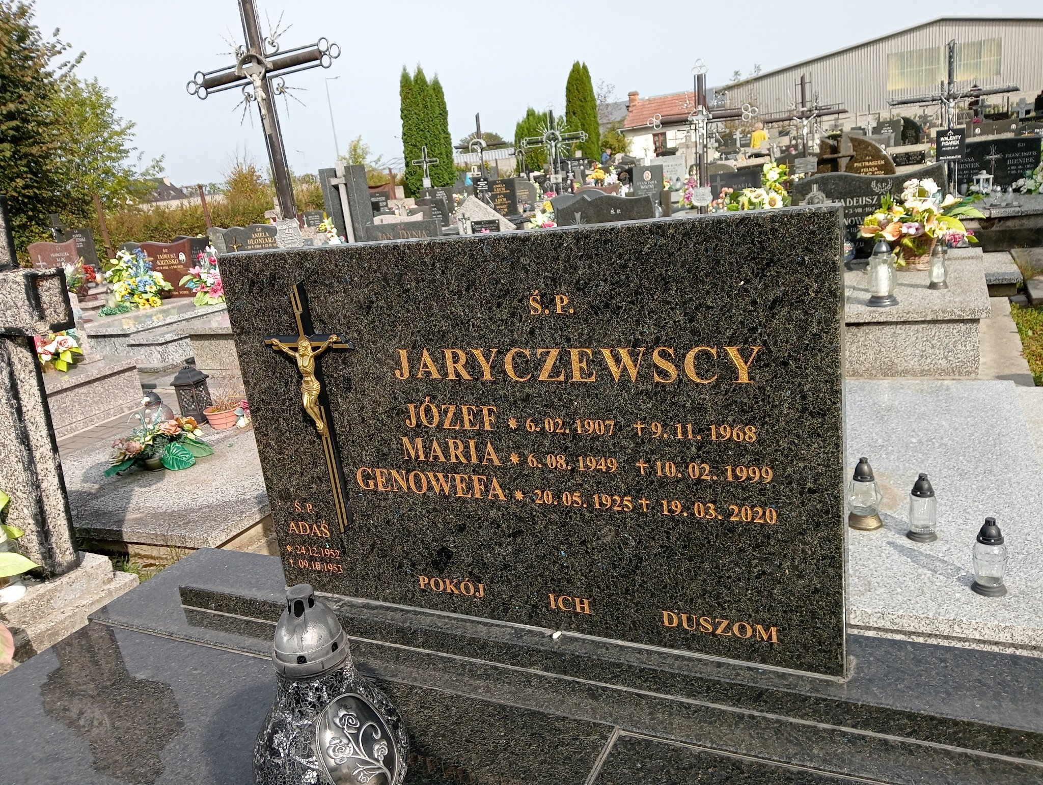 Józef Jaryczewski 1907 Zaczernie - Grobonet - Wyszukiwarka osób pochowanych