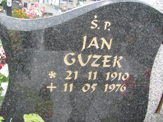 Jan Guzek 1910 Zaczernie - Grobonet - Wyszukiwarka osób pochowanych